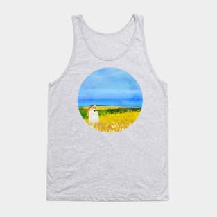 There's A Ghost In The Wheat Field Tank Top